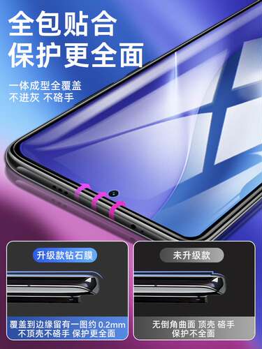 适用于红米K40钢化膜note11tpro手机k50膜k60全屏k30k20至尊note12turbo10增强pro纪念9版8小米redmi电竞