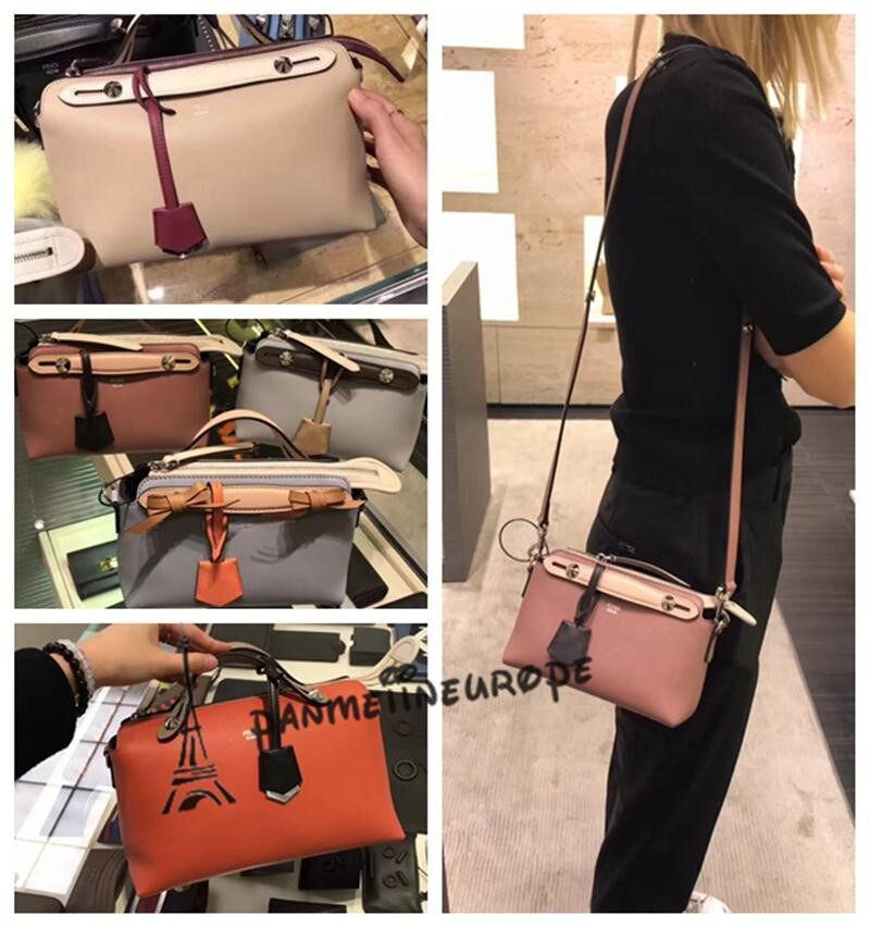 Fendi/ Fendi Female bag BY THE WAY mini Color matching Boston bag Handbag One shoulder Inclined shoulder bagin the Sports/Yoga/Fitness/Fans supplies , Yoga , Yoga Bag  category - from Buy2taobao.com to provide professional Taobao agent buy service