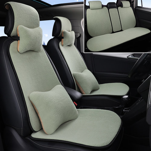 汽车坐垫冬季毛绒羊羔绒保暖短毛