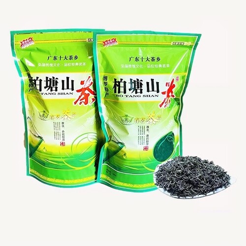 买一送一广东惠州博罗柏塘山茶手工炒青茶浓香型清香绿茶茶叶2026