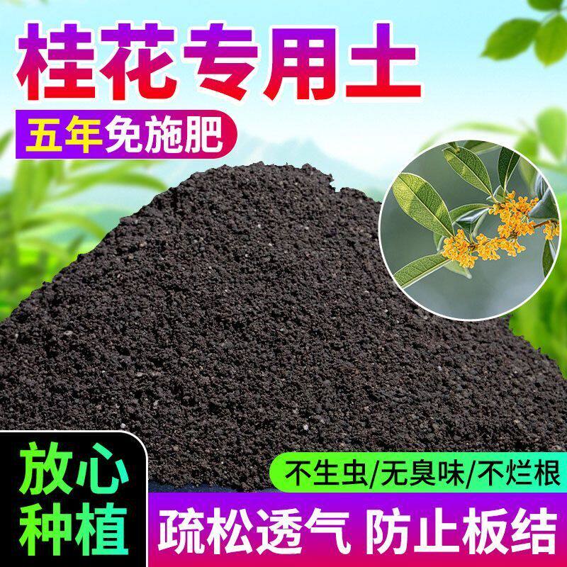 桂花有机营养土养花种菜专用土轻质土农家肥土疏松