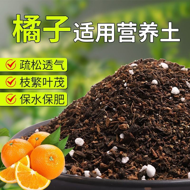 【橘子专用土】疏松透气盆栽绿植专用园艺室内植物有机营养土肥料