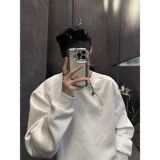 1506/QL5010/P39秋季新款半拉链卫衣男女港风休闲慵懒百搭外套，女装短外套，星座1506