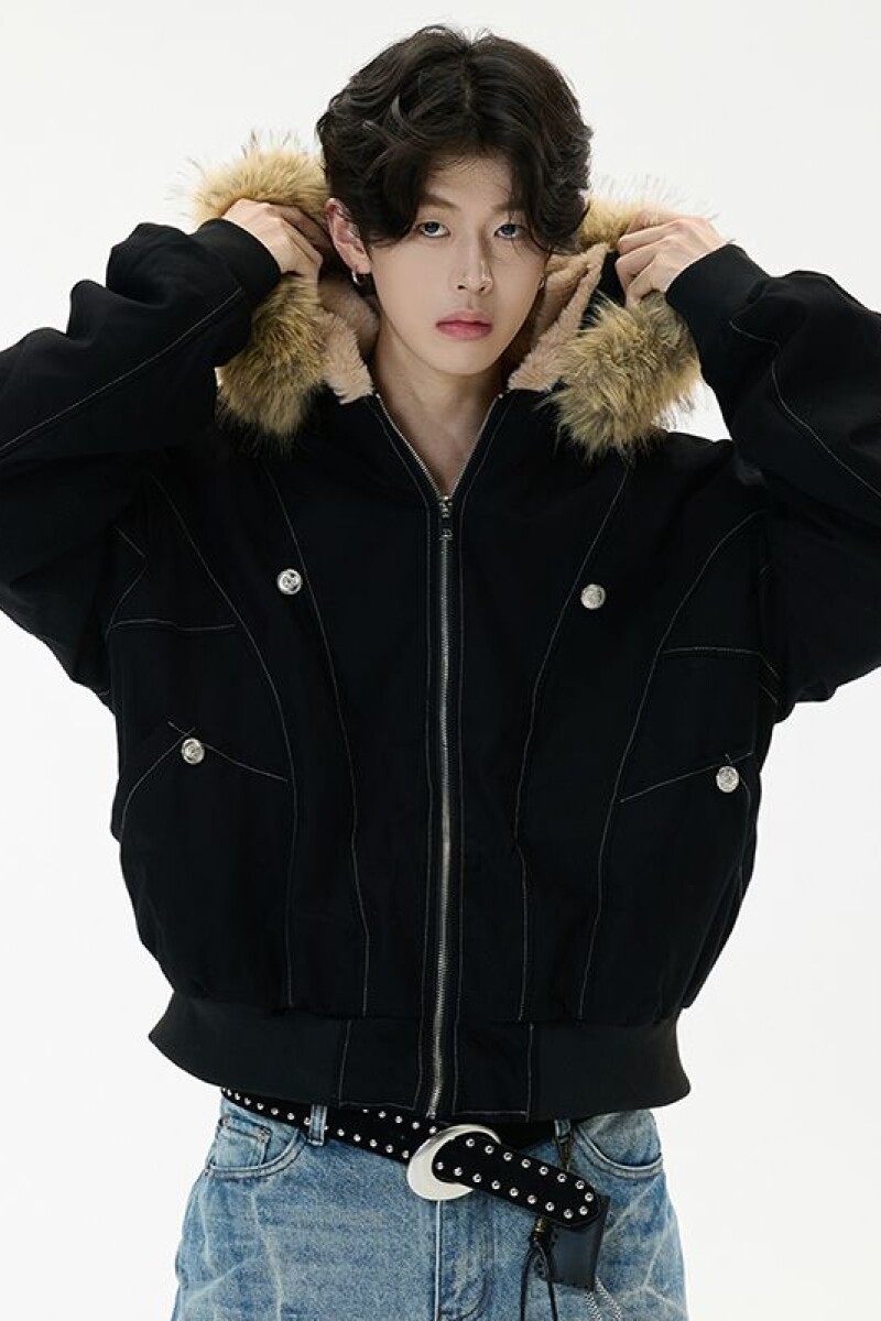 1506/QZSD030/P134座山雕连帽棉服男女冬季棉袄棉上衣男夹棉外套,男装棉衣,星座1506