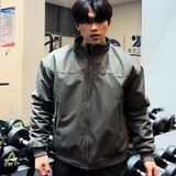 黑色痞帅美式三防飞行员夹克男款春秋季高级感户外工装外套棒球服，男装夹克，星座1506