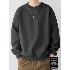 1506/QTP615090/P49冬季高品质重磅加绒长袖卫衣男士上衣潮流2图片
