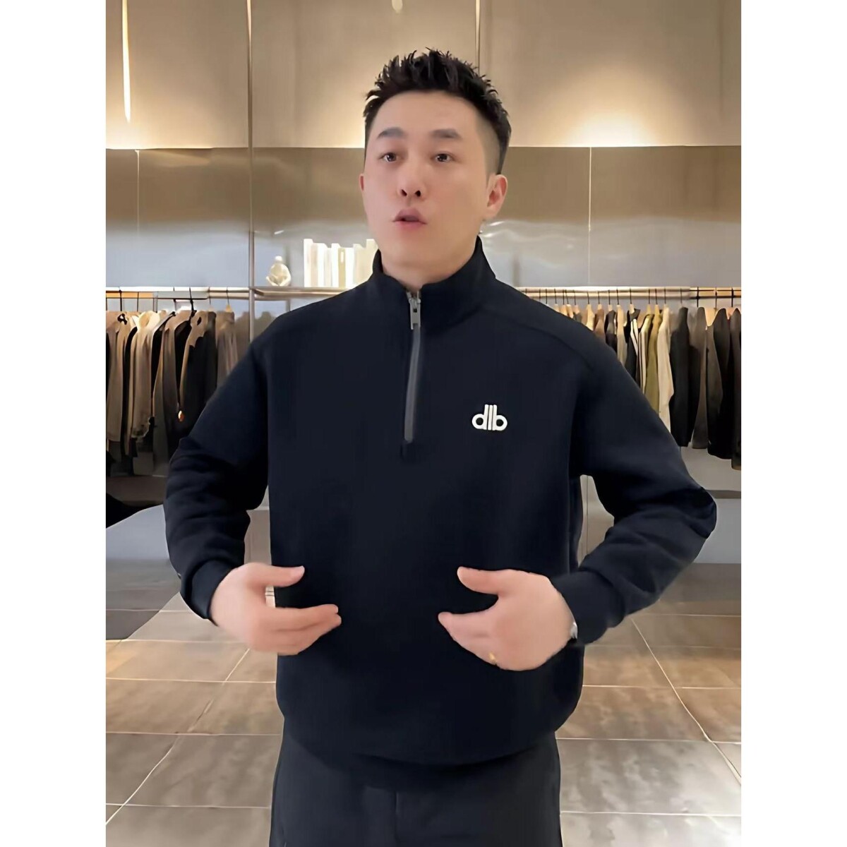 1506/QB440/P36新款秋冬季卫衣男士潮流帅气休闲立领打底衫2,男装T恤,星座1506