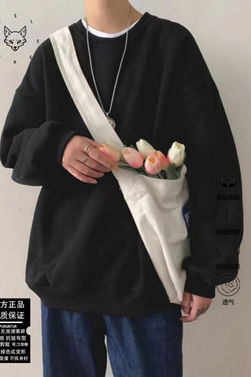 1506/QTP615090/P49加绒圆领长袖上衣冬季加绒运动休闲卫衣2,男装卫衣,星座1506