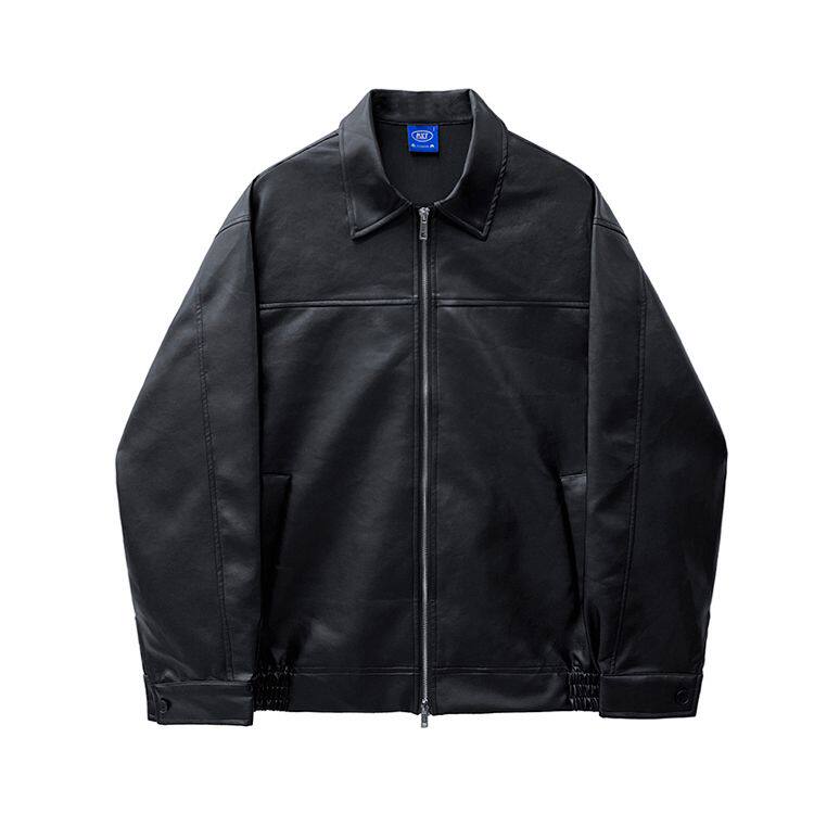 1506/QW6340/P70痞帅Pu皮衣潮男复古风机车服皮夹克秋冬外套,男装皮衣,星座1506