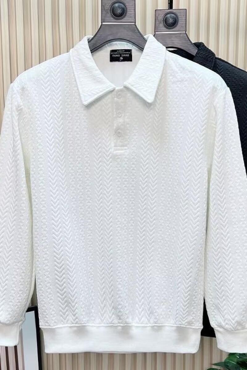 1506/QT3040/P38潮牌长袖Polo衫男美式复古宽松半拉链卫衣潮,男装Polo衫,星座1506