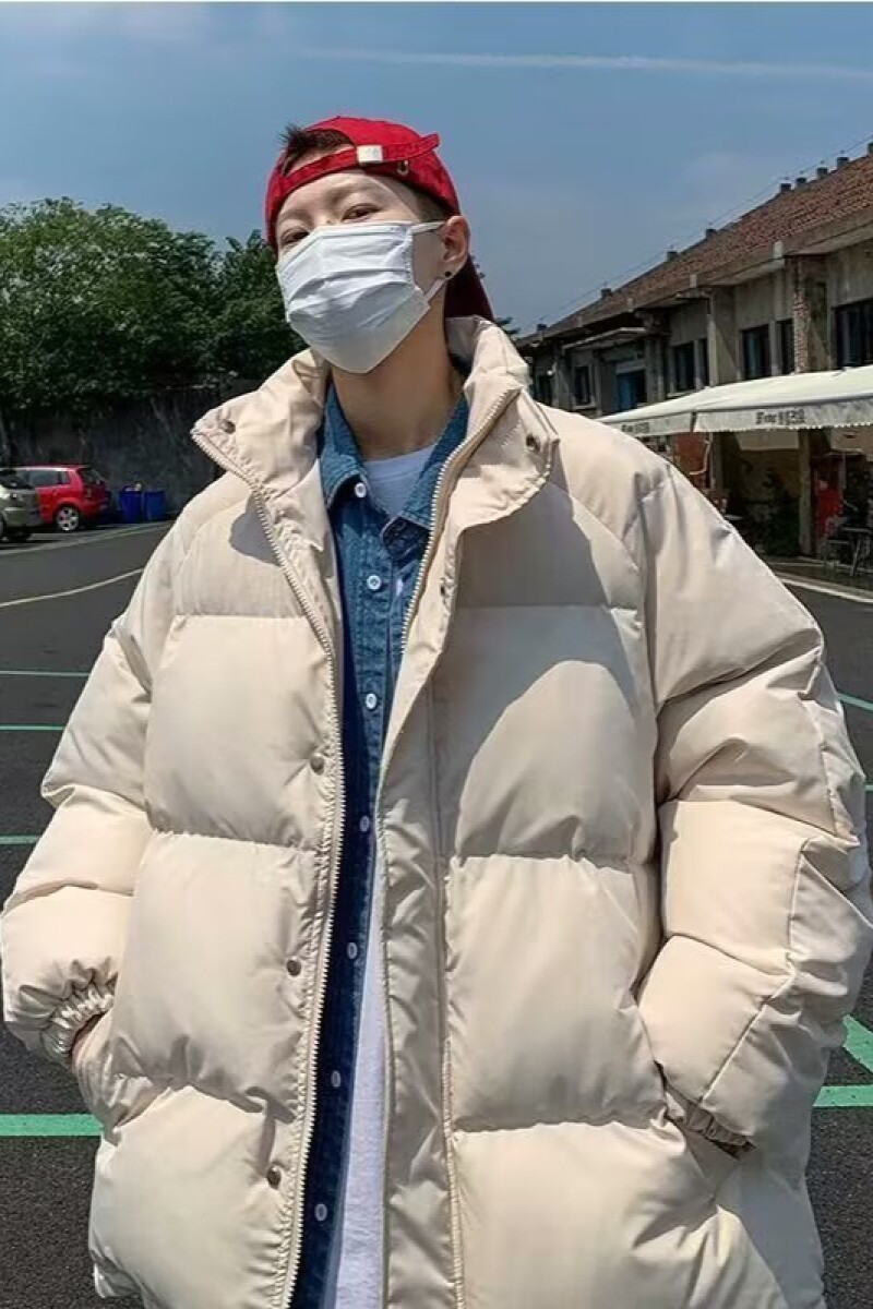 1506/Q17260/P44韩系棉服外套男士冬季棉衣加厚宽松立领面包服3,男装棉衣,星座1506