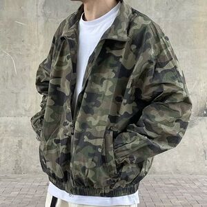 1506/QY1970/P39户外钓鱼速干迷彩防晒衣外套男立领冲锋衣夹克潮图片