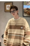 1506/QRXMY725鹿毛绒0/P51春秋圆领套头针织衫潮牌宽松日系，男装针织衫/毛衣，星座1506