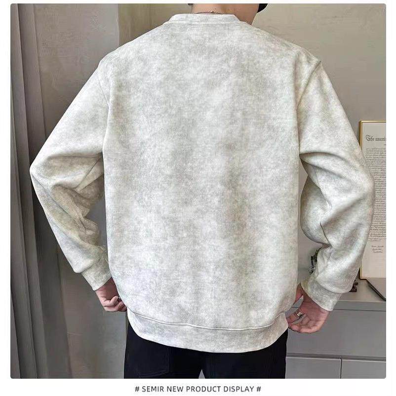 1506/Q82880/P42卫衣男秋2025新款韩版长袖扎染上衣男潮,男装卫衣,星座1506