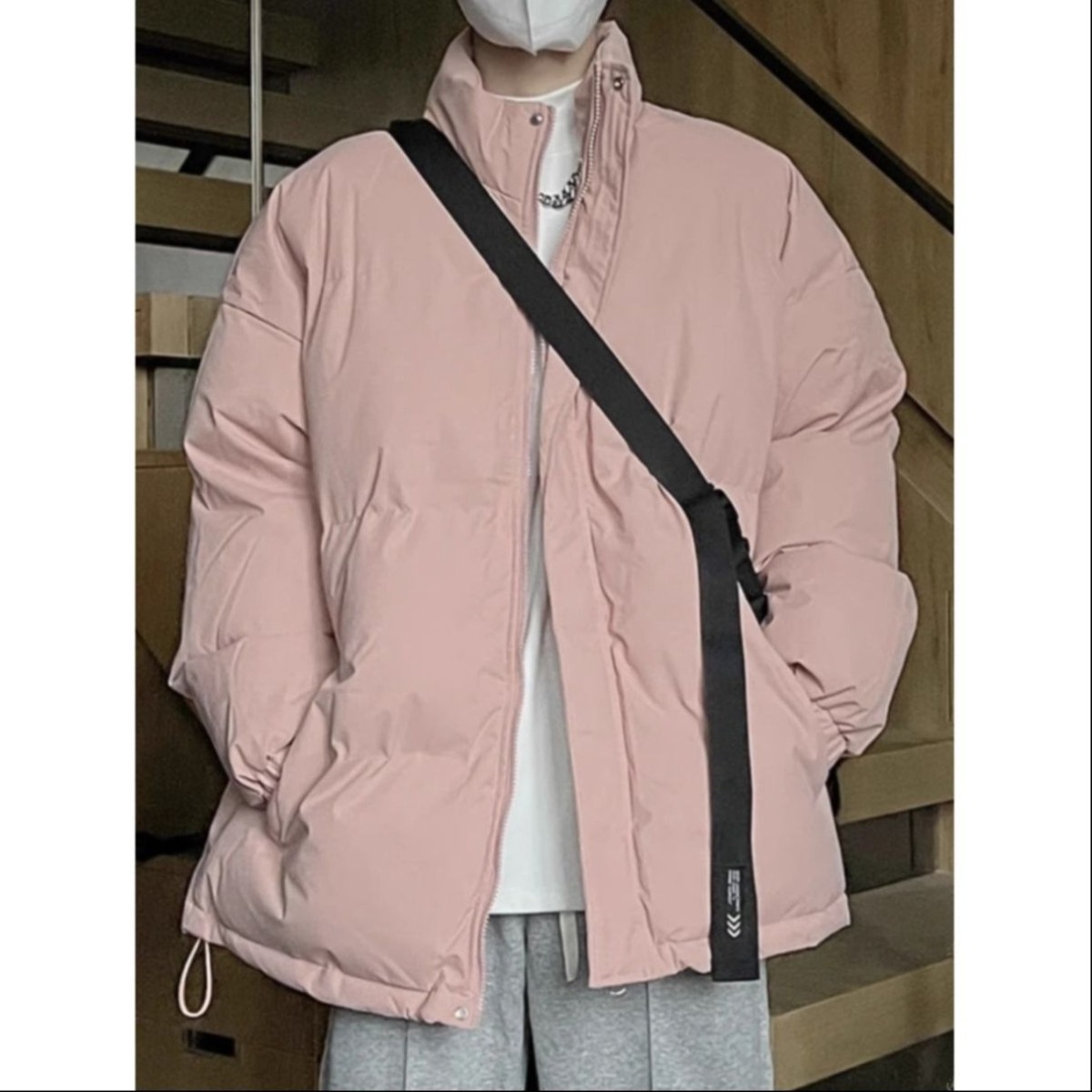 1506/Q5070/P62新款男女秋冬季时尚宽松保暖立领加厚棉服外套1,男装棉衣,星座1506