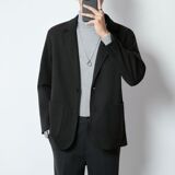 1506/QW140/P72高级感休闲西服套装男士垂感宽松韩版外套2，男装西服套装，星座1506