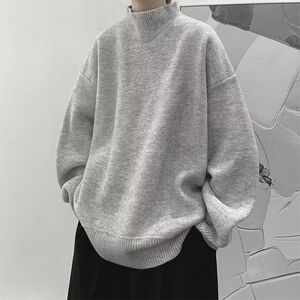 1506/Q23100/P52秋冬加厚毛衣男韩版潮流宽松日系针织衫冬季1图片