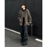 1506/QX0560/P58秋冬美式连帽针织衫男士时尚拉链开衫外套1，男装针织衫/毛衣，星座1506