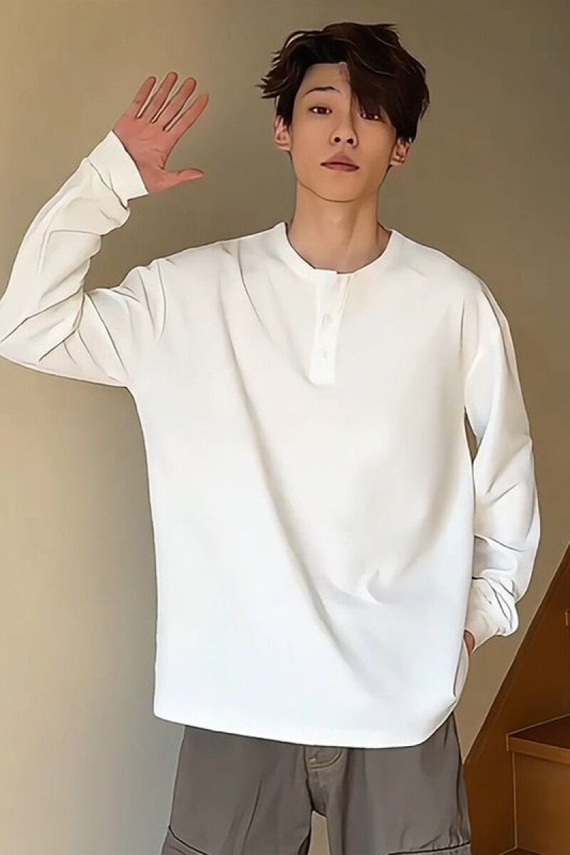 1506/QCX910/P31男士新款韩系宽松套头上衣内搭打底衫潮炸街,男装T恤,星座1506