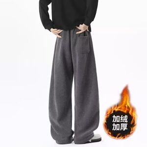 1506/QRA1450/P40冬季廓形直筒抽绳卫裤宽松休闲长裤1,男装休闲裤,星座1506
