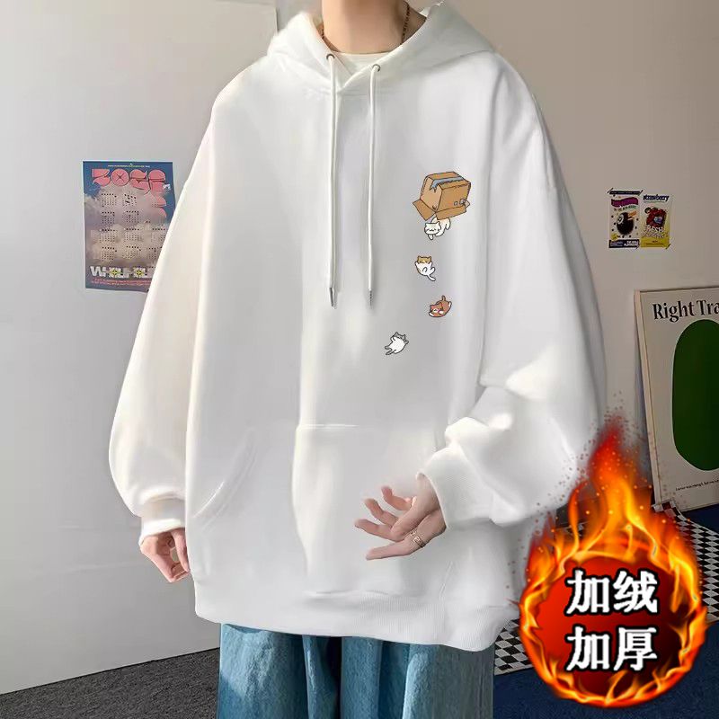 1506/Q贝贝绒J145箱小猫0/P39秋冬季港风宽松潮牌印花百搭外套,女装短外套,星座1506