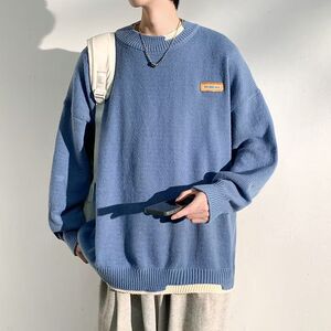 1506/Q5540/P38秋冬加厚毛衣男韩版潮流宽松针织衫冬季2图片