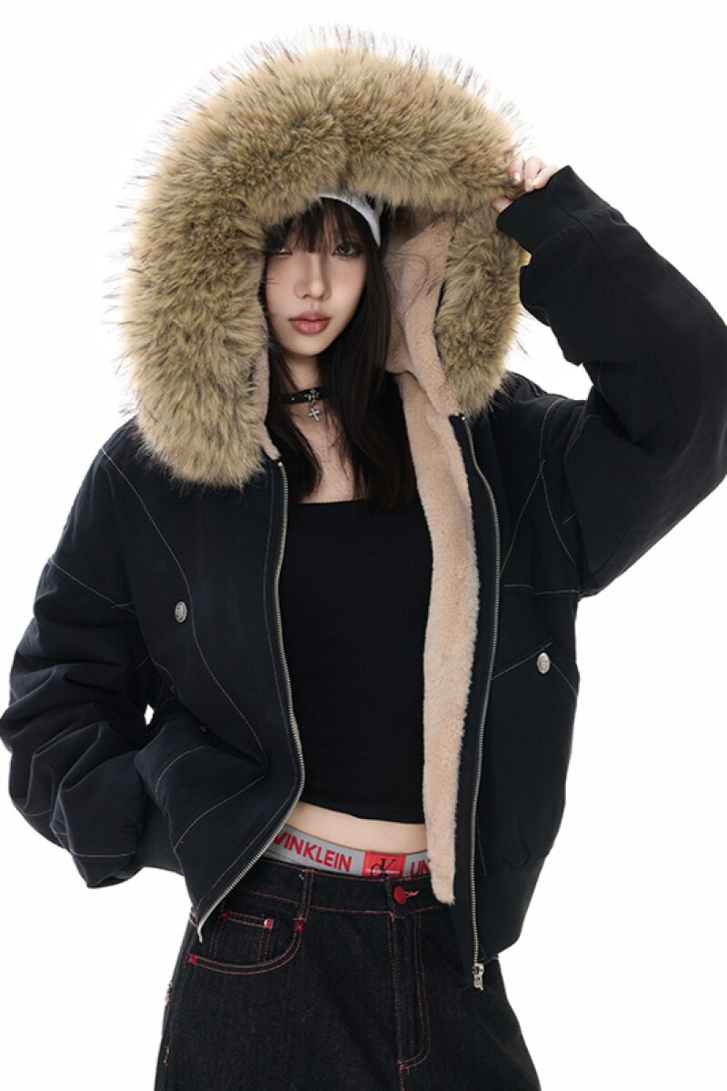 1506/QZSD030/P134座山雕连帽棉服冬棉袄宽松棉上衣男女夹棉外套1,女装棉衣/棉服,星座1506