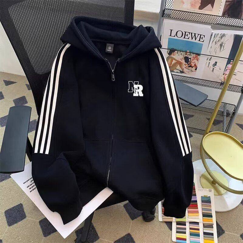 1506/QRL7310/P57新款卫衣港风宽松简约连帽卫衣开衫男女同款1,男装卫衣,星座1506