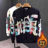 1506/QT3100加绒/P42休闲印花卫衣男秋季新款圆领宽松上衣潮，男装卫衣，星座1506