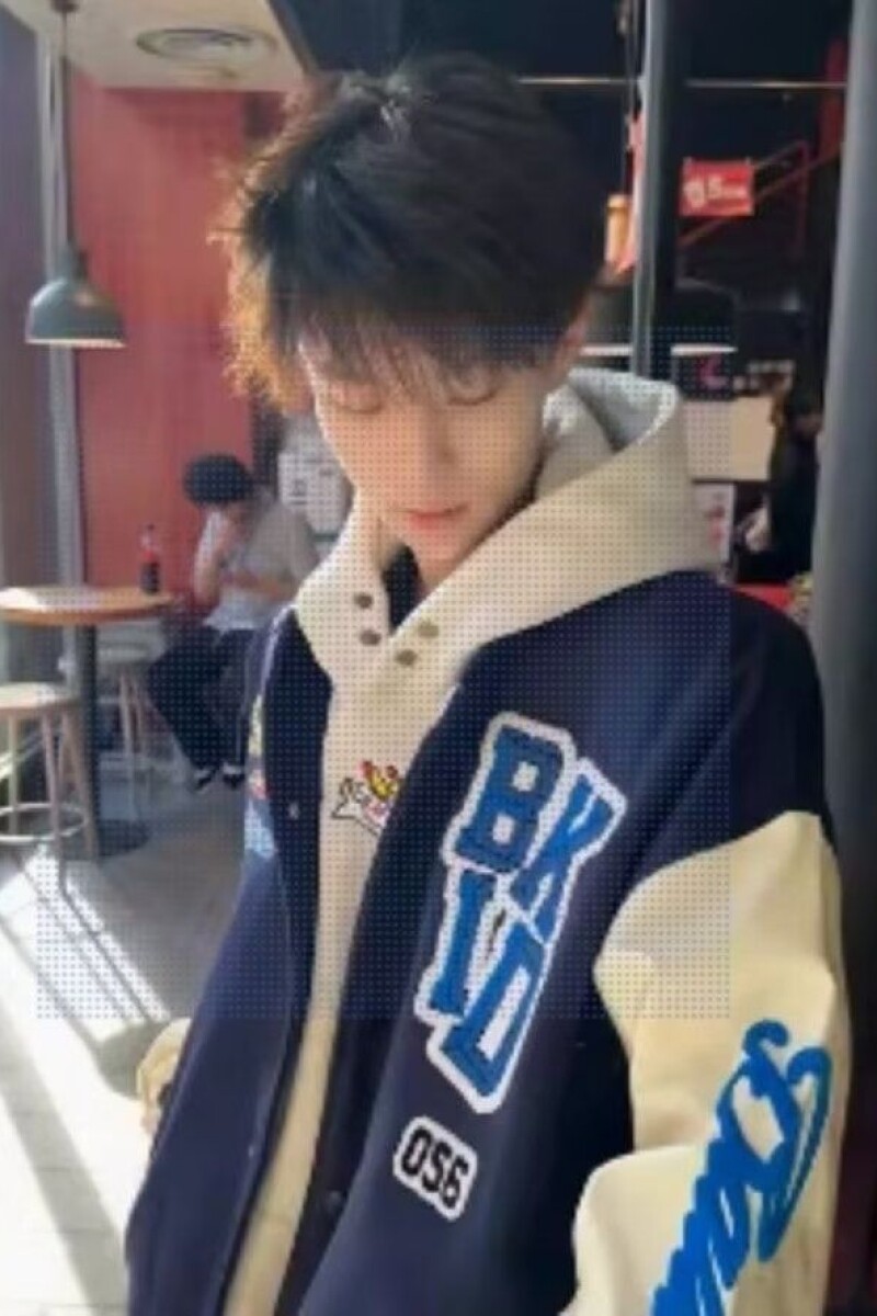 1506/QWT440/P56潮美式重工字母植绒刺绣棒球服男秋季宽松夹克,男装夹克,星座1506