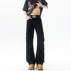 1506/QK550/P46工装牛仔裤男加长版高个子美式裤子2图片