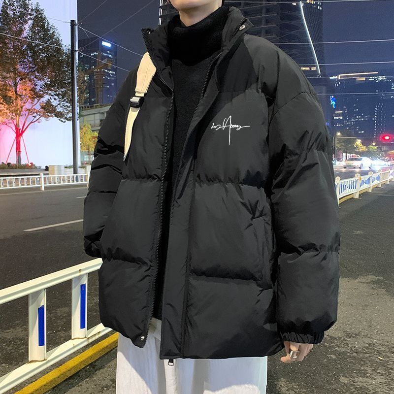 1506/QY2900/P63潮牌冬季痞帅高街保暖轻薄棉服男款外套1图片