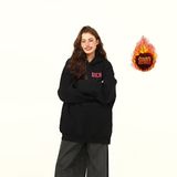 1506/QW83-10/P48款美式高街宽松加绒加厚外套上衣2，女装短外套，星座1506