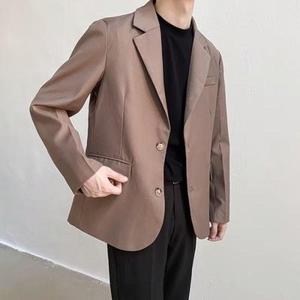 1506/QW100/P62轻量弹力休闲西服套装两色入春秋款高级感两粒扣图片