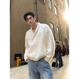 1506/QMY95500/P62针织衫男女秋冬韩系轻奢水貂毛绒潮流毛衣外套2，男装针织衫/毛衣，星座1506