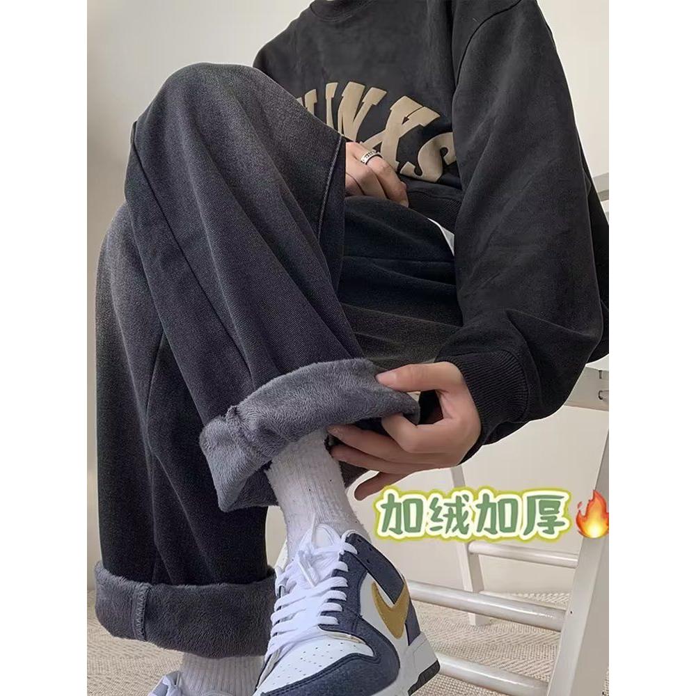 1506/Q50010/P35秋季男款牛仔裤美式宽松阔腿裤垂坠感直筒长裤1,男装牛仔裤,星座1506
