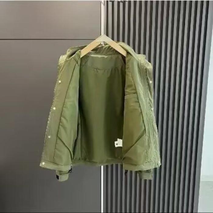 1506/QW1140/P53夹克秋新款立领潮牌宽松男士外套休闲运动冲锋衣,男装夹克,星座1506