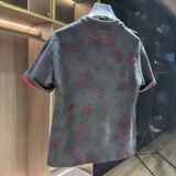 1506/QT810/P39短袖t恤男潮牌夏季宽松五分袖潮流ins简约印花上衣，男装T恤，星座1506