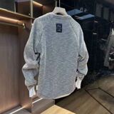 1506/QT4040/P45秋冬卫衣男秋季圆领宽松上衣chic港风潮流2025年，男装卫衣，星座1506
