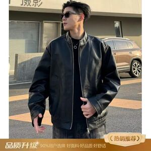 1506/Q53460/P69男女百搭新款港风夹克男生外套1图片