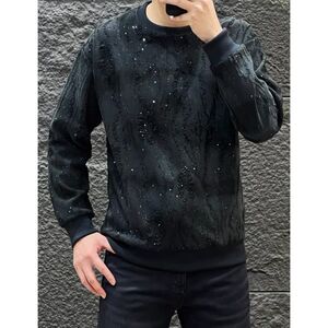 1506/QT5500/P45原版质量复合满天星小众潮流卫衣男图片