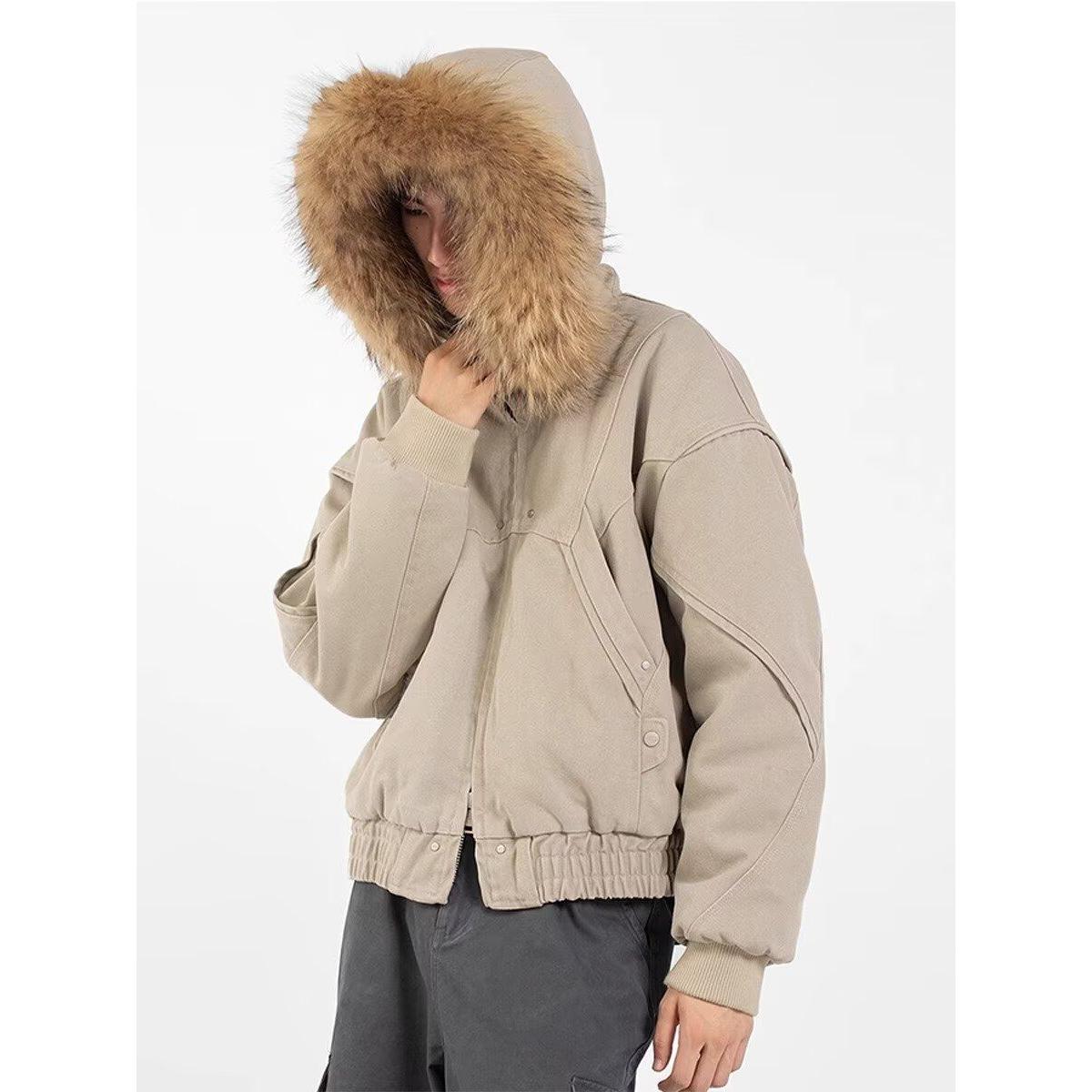 1506/JW2701/P194美式飞行夹克男女短款毛领巴恩风工装外套1，男装夹克，星座1506