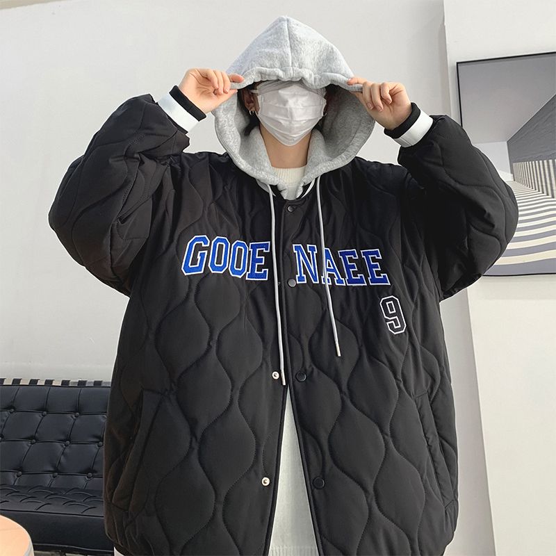 1506/QY65690/P64菱形格棉服男款冬季加厚棉衣美式复古棒球服1,男装棉衣,星座1506