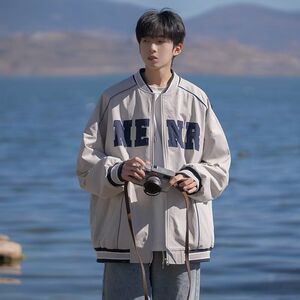 1506/Q6660/P44棒球服男女春秋季潮牌情侣百搭休闲夹克外套1图片