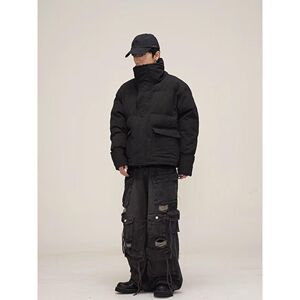 1506/QM42-50/P91新款冬季棉服棉衣男生加厚保暖面包服2图片