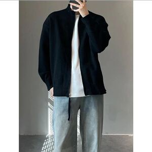 1506/Q5040/P58立领针织开衫外套男士春秋冬季图片