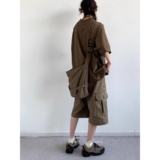 1506/Q328/P41夏季日系基础款纯色短袖T恤男女宽松五分袖上衣潮牌，男装T恤，星座1506
