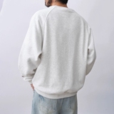 1506/QT5010/P42潮牌青少年重磅卫衣男2025新款长袖百搭刺绣体恤，男装T恤，星座1506