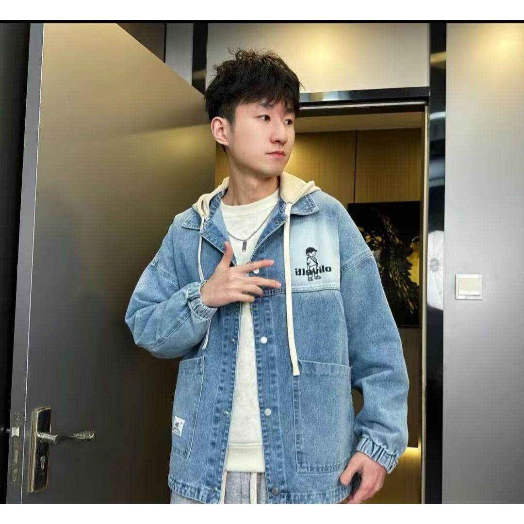 1506/Q9220/P64春秋季新款夹克男装潮男士连帽上衣图片