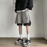1506/QK190/P39夏装休闲短裤男潮牌宽松休闲中裤百搭五分裤潮ins，男装牛仔裤，星座1506